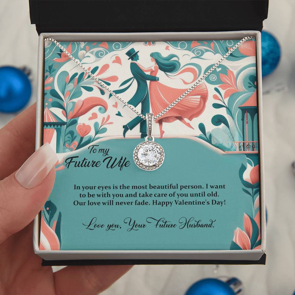 Valentine-st18d Eternal Hope Necklace, Gift to my Future Wife with Beautiful Message Card