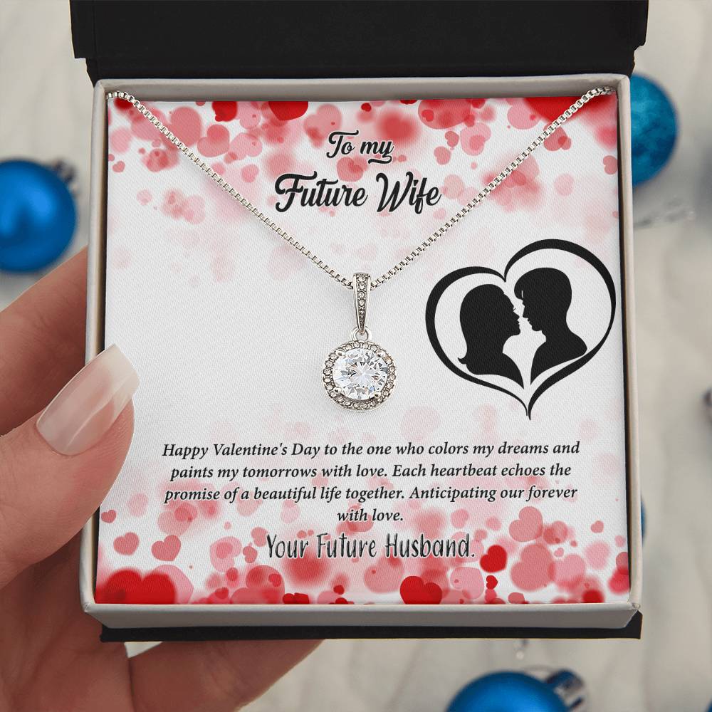 valentine-36d Eternal Hope Necklace, Gift to my Future Wife with Beautiful Message Card