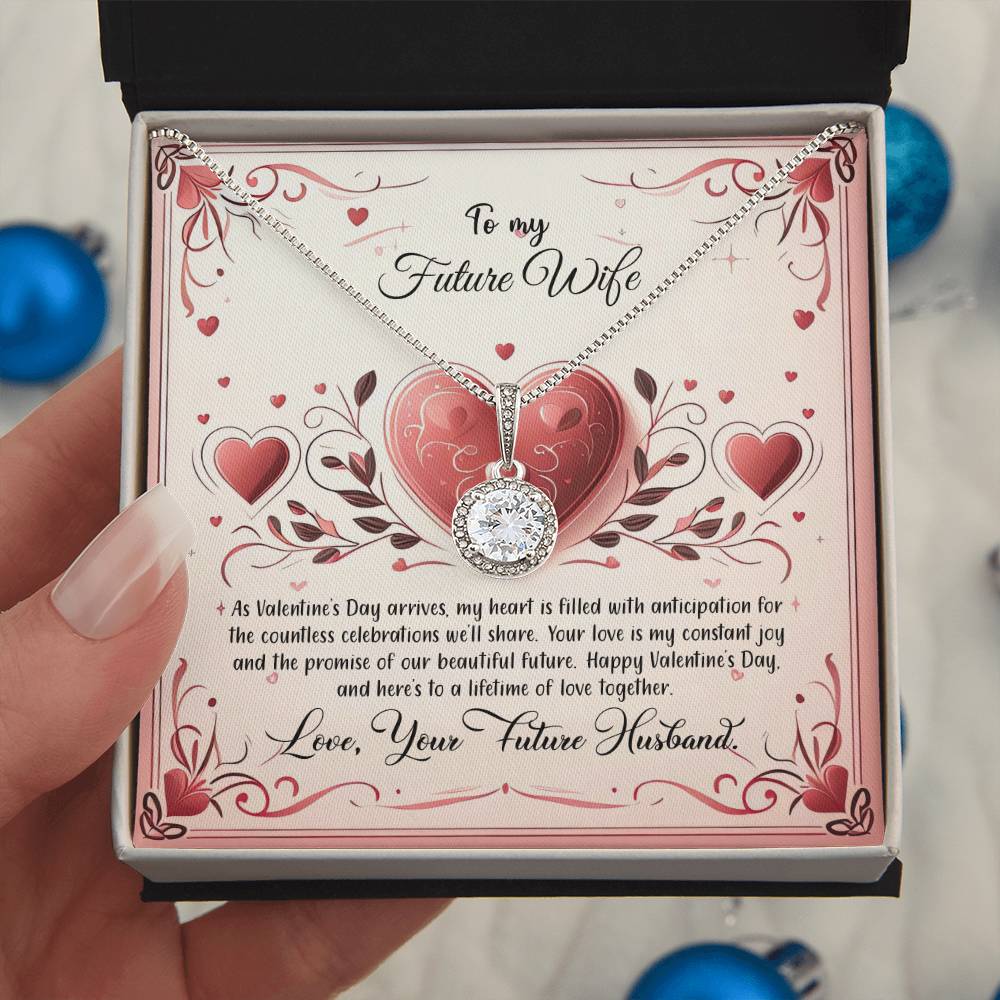 Valentine-st12d Eternal Hope Necklace, Gift to my Future Wife with Beautiful Message Card