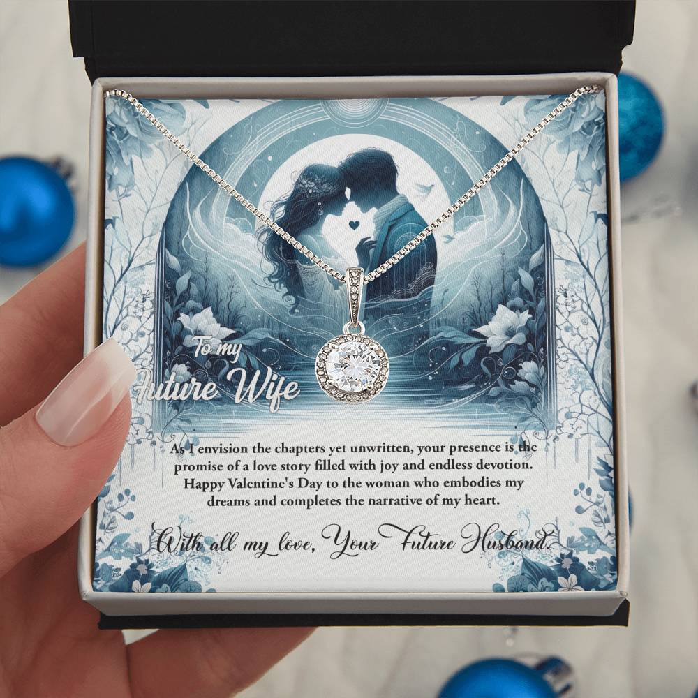 Valentine-st30d Eternal Hope Necklace, Gift to my Future Wife with Beautiful Message Card