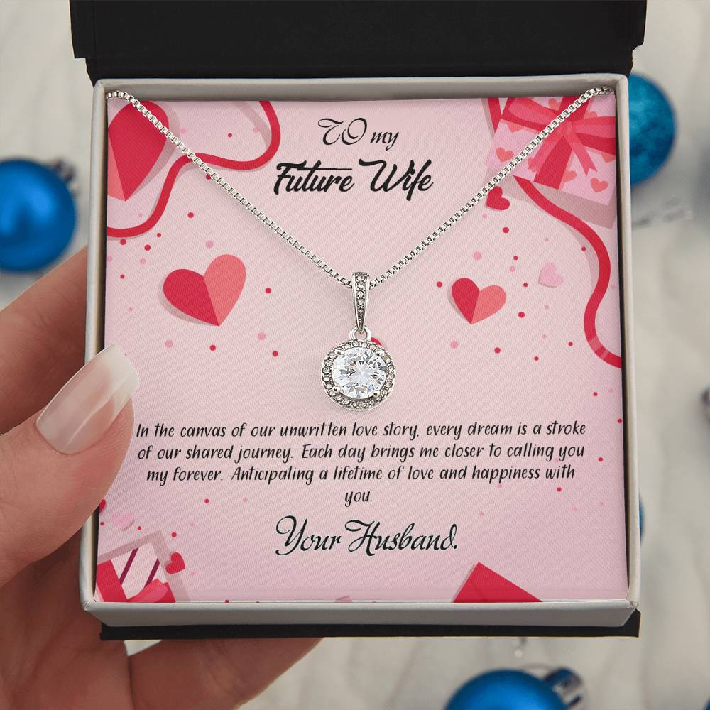 valentine-15d Eternal Hope Necklace, Gift to my Future Wife with Beautiful Message Card