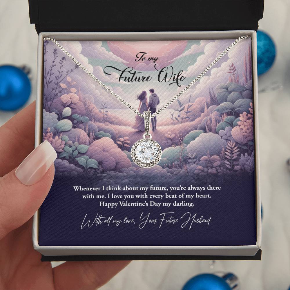Valentine-st23d Eternal Hope Necklace, Gift to my Future Wife with Beautiful Message Card