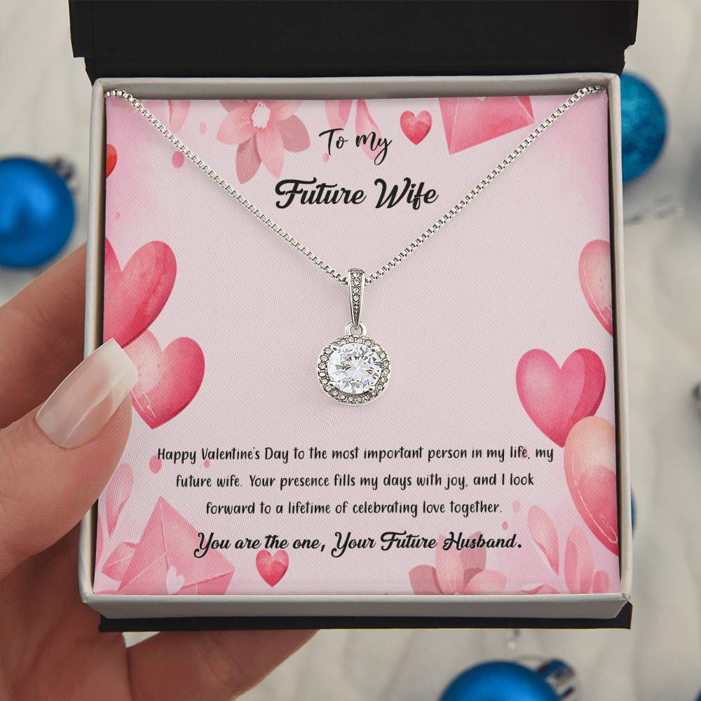 valentine-37d Eternal Hope Necklace, Gift to my Future Wife with Beautiful Message Card