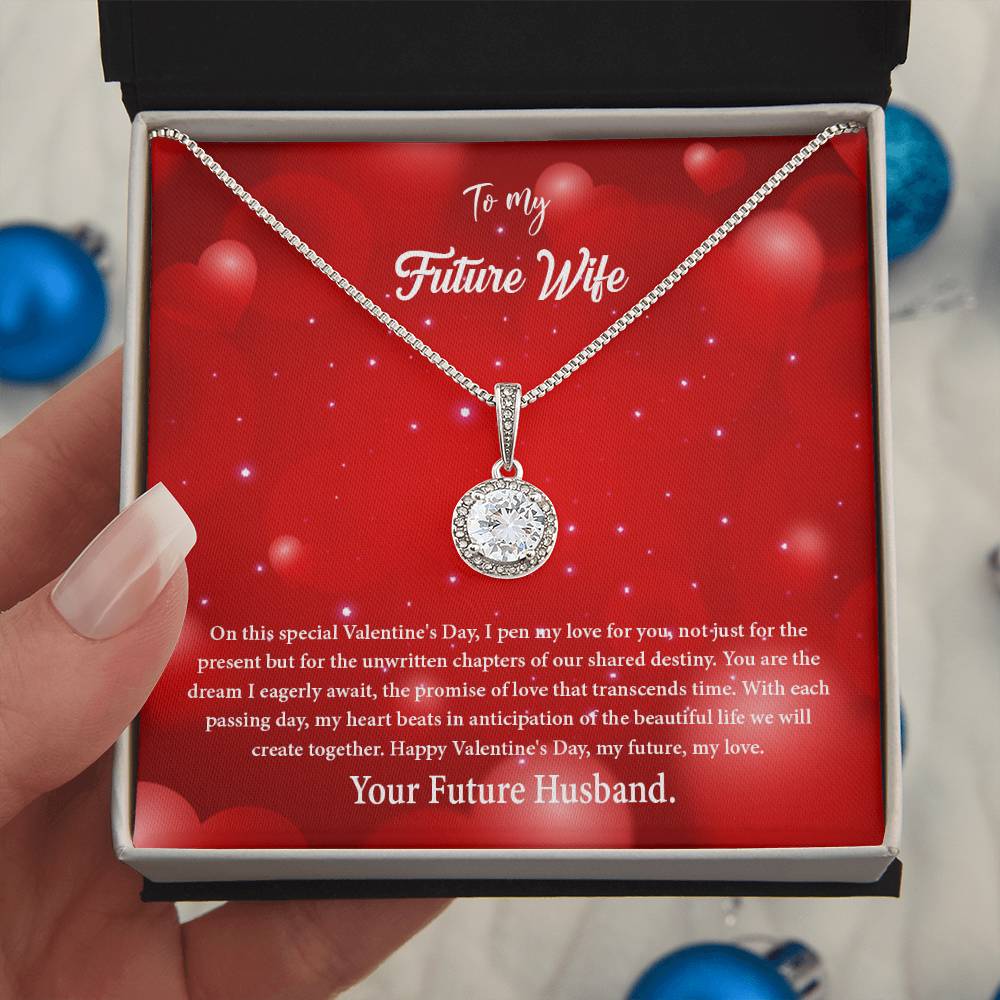 valentine-34d Eternal Hope Necklace, Gift to my Future Wife with Beautiful Message Card