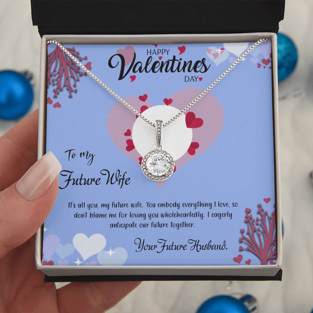 valentine-30d Eternal Hope Necklace, Gift to my Future Wife with Beautiful Message Card