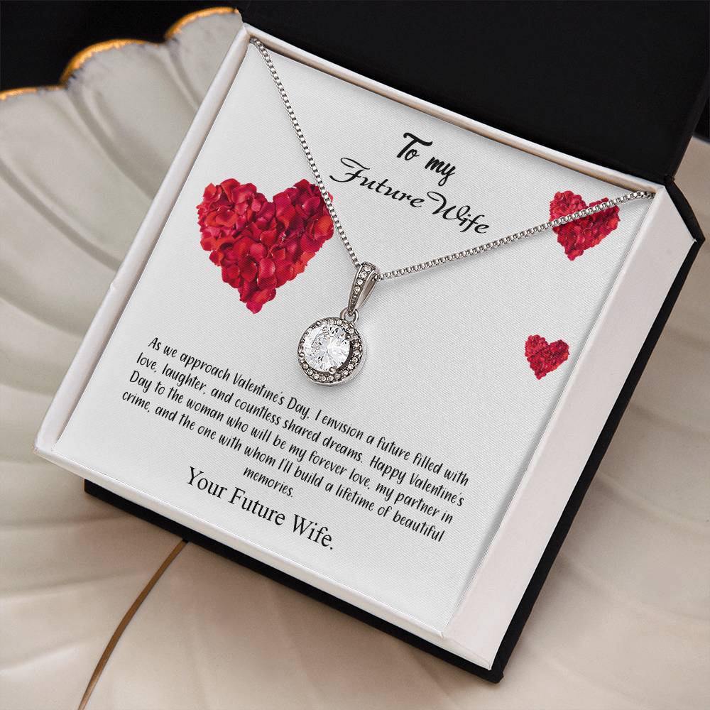 valentine-17d Eternal Hope Necklace, Gift to my Future Wife with Beautiful Message Card
