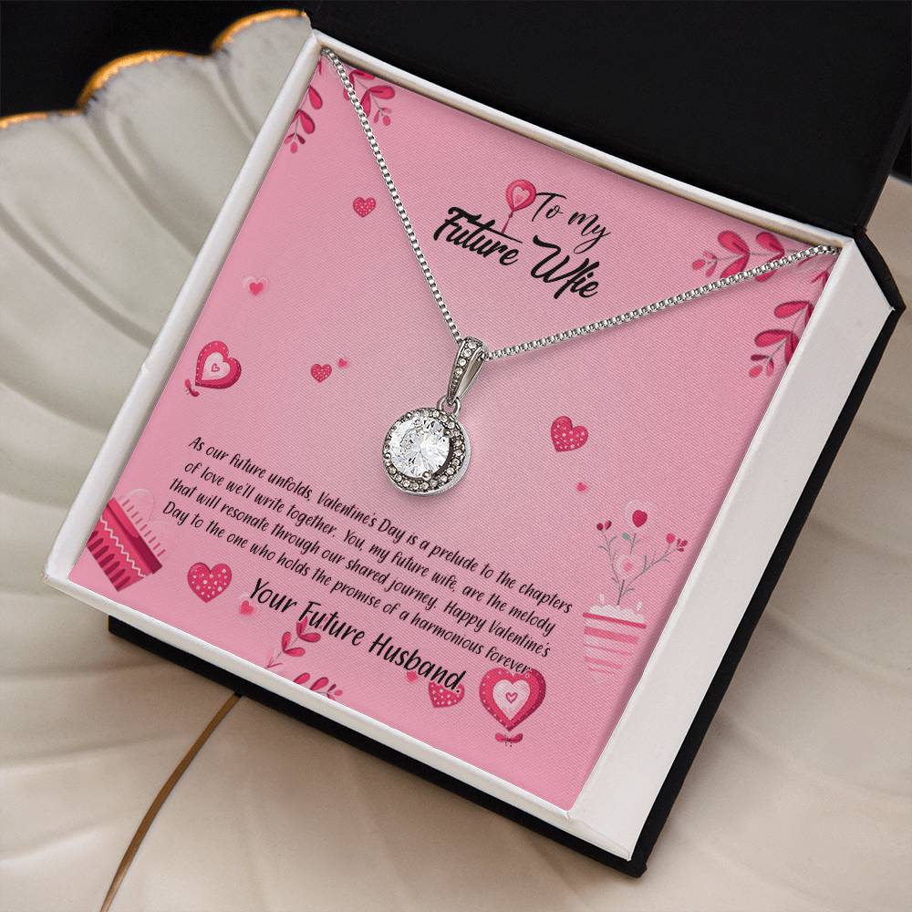 valentine-16d Eternal Hope Necklace, Gift to my Future Wife with Beautiful Message Card