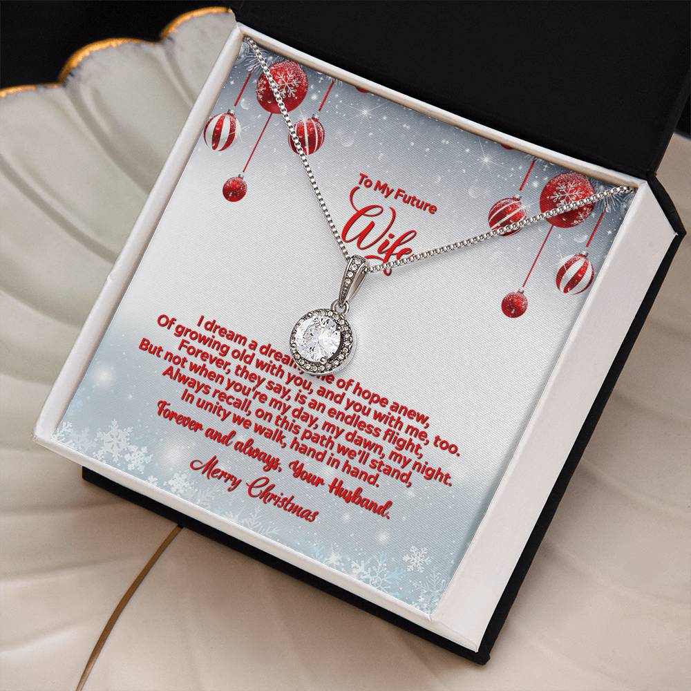 4012b Eternal Hope Necklace, Gift to My Wife with Beautiful Message Card