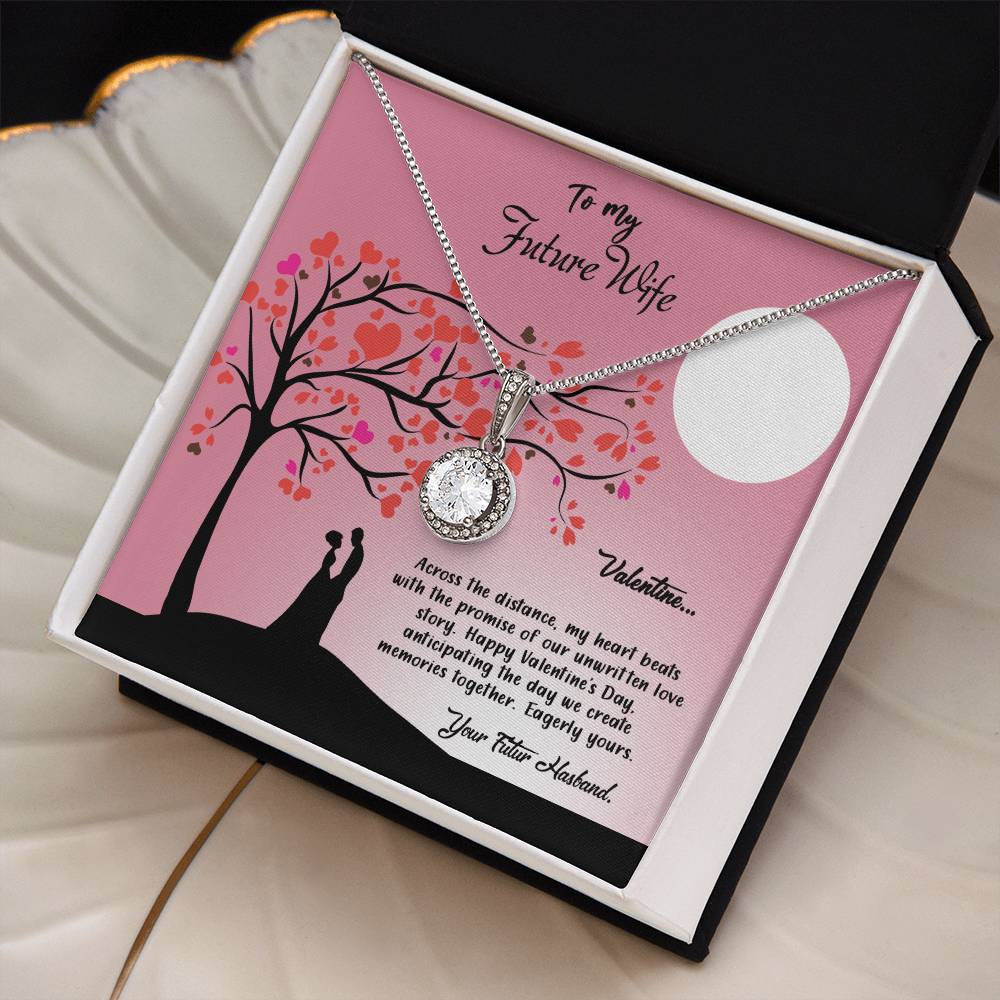 valentine-13d Eternal Hope Necklace, Gift to my Future Wife with Beautiful Message Card