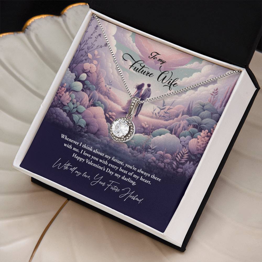 Valentine-st23d Eternal Hope Necklace, Gift to my Future Wife with Beautiful Message Card