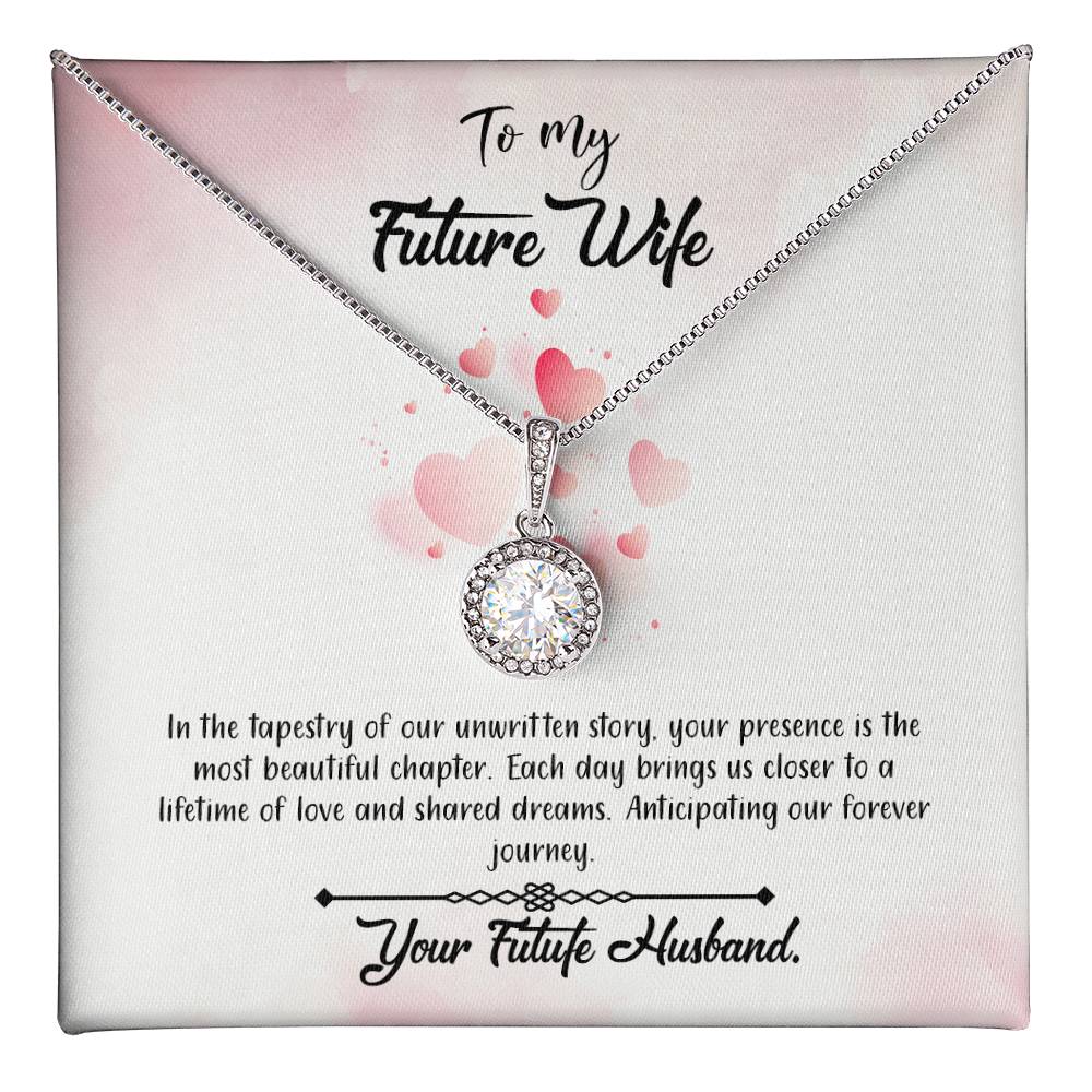 valentine-12d Eternal Hope Necklace, Gift to my Future Wife with Beautiful Message Card