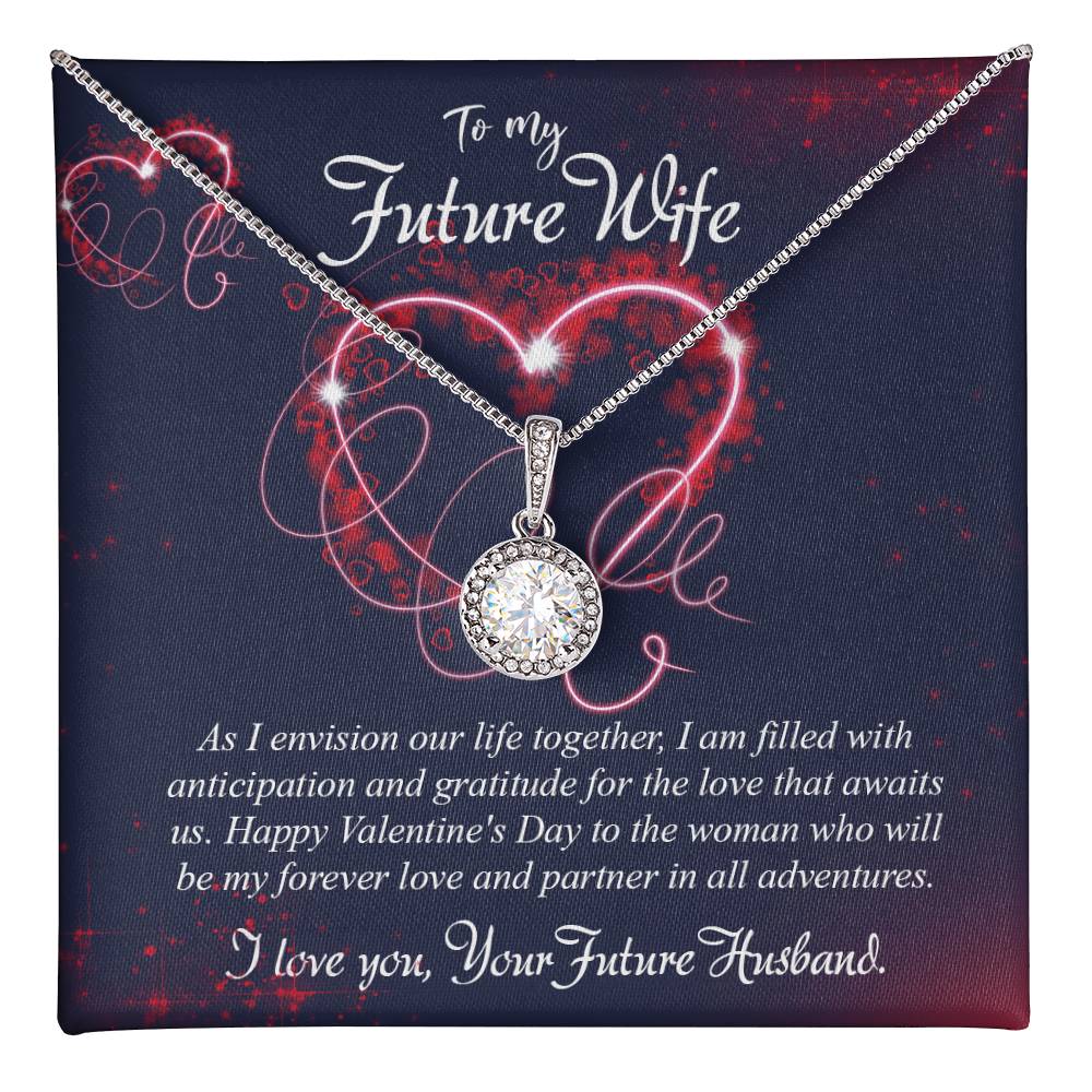 valentine-7d Eternal Hope Necklace, Gift to my Future Wife with Beautiful Message Card
