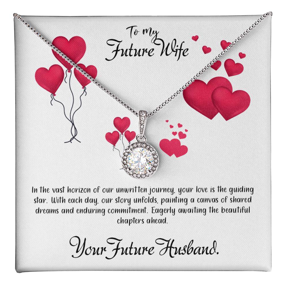 valentine-11d Eternal Hope Necklace, Gift to my Future Wife with Beautiful Message Card