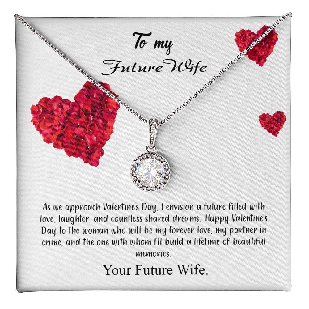 valentine-17d Eternal Hope Necklace, Gift to my Future Wife with Beautiful Message Card