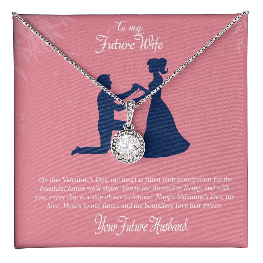 valentine-2d Eternal Hope Necklace, Gift to my Future Wife with Beautiful Message Card