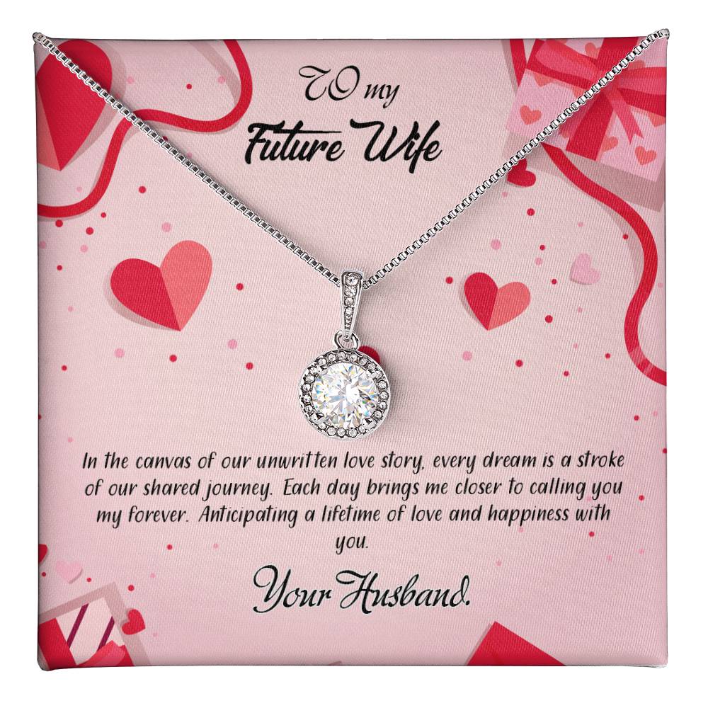 valentine-15d Eternal Hope Necklace, Gift to my Future Wife with Beautiful Message Card