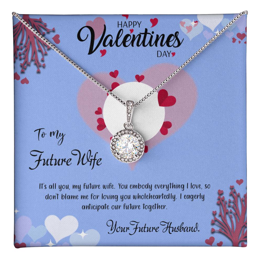 valentine-30d Eternal Hope Necklace, Gift to my Future Wife with Beautiful Message Card