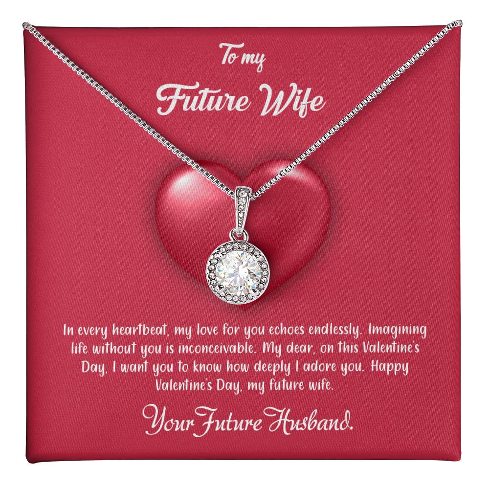 valentine-35d Eternal Hope Necklace, Gift to my Future Wife with Beautiful Message Card