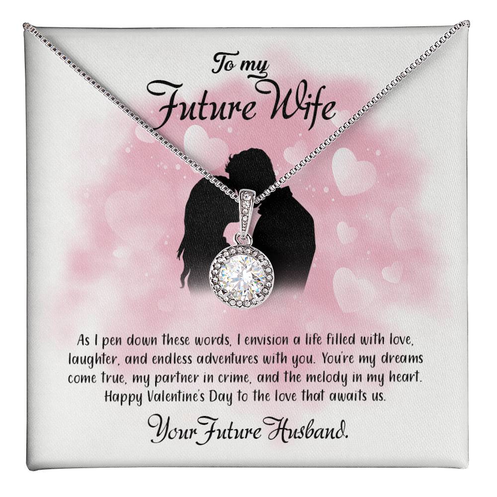 valentine-5d Eternal Hope Necklace, Gift to my Future Wife with Beautiful Message Card