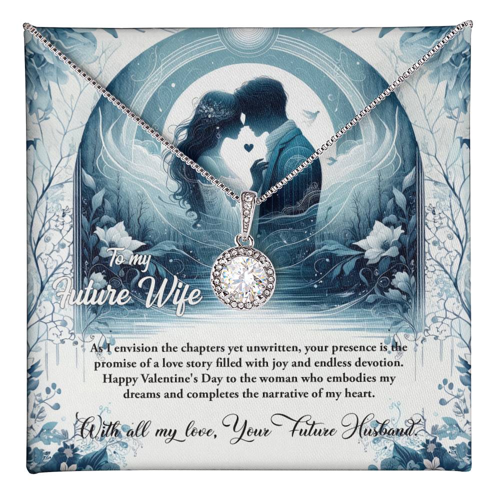 Valentine-st30d Eternal Hope Necklace, Gift to my Future Wife with Beautiful Message Card