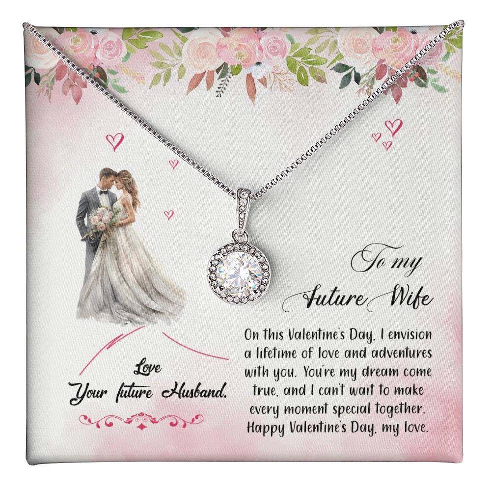 valentine-6d Eternal Hope Necklace, Gift to my Future Wife with Beautiful Message Card