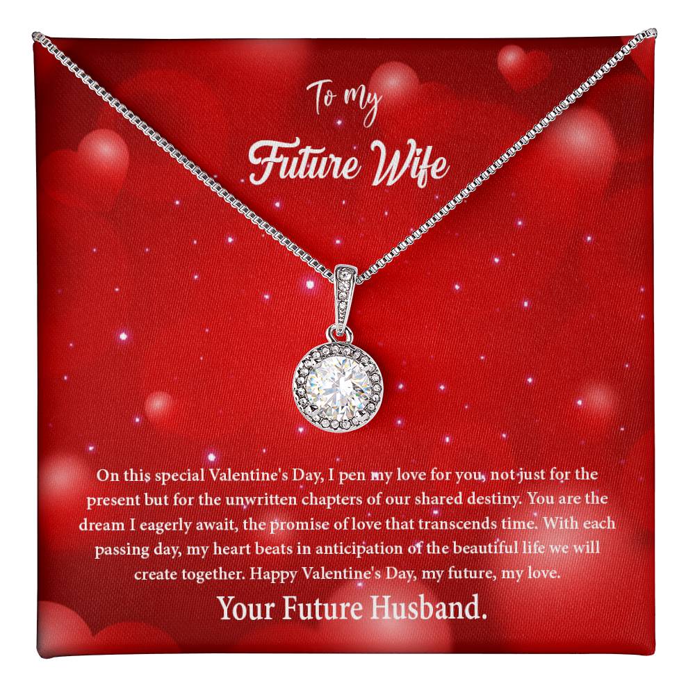 valentine-34d Eternal Hope Necklace, Gift to my Future Wife with Beautiful Message Card