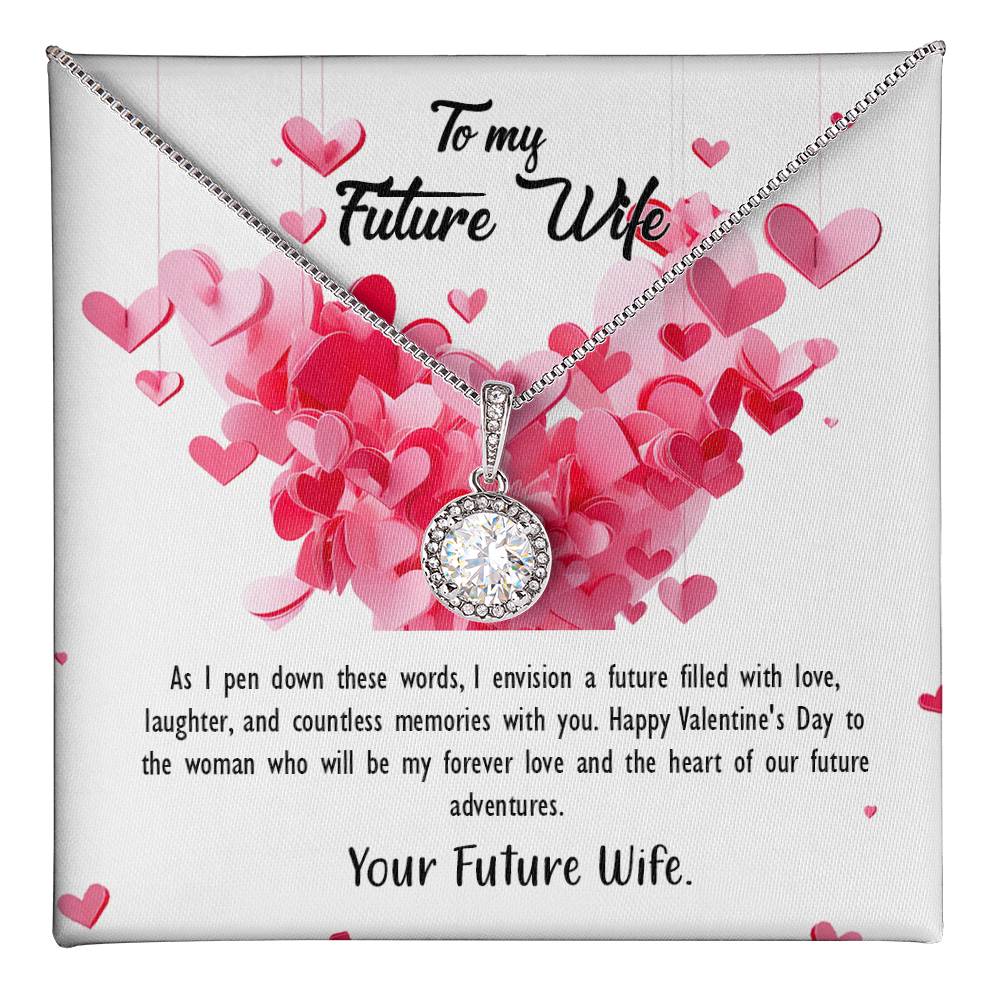 valentine-26d Eternal Hope Necklace, Gift to my Future Wife with Beautiful Message Card