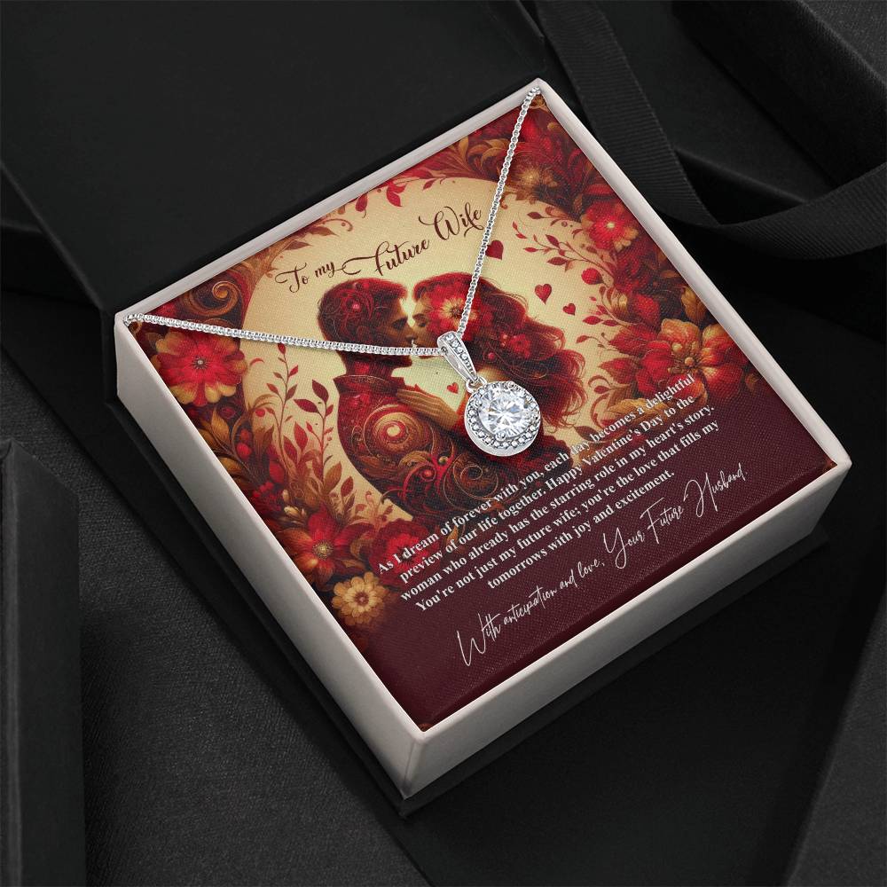 Valentine-st31d Eternal Hope Necklace, Gift to my Future Wife with Beautiful Message Card