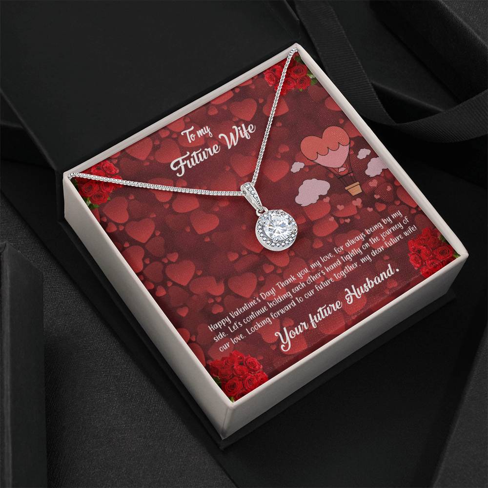 valentine-27d Eternal Hope Necklace, Gift to my Future Wife with Beautiful Message Card