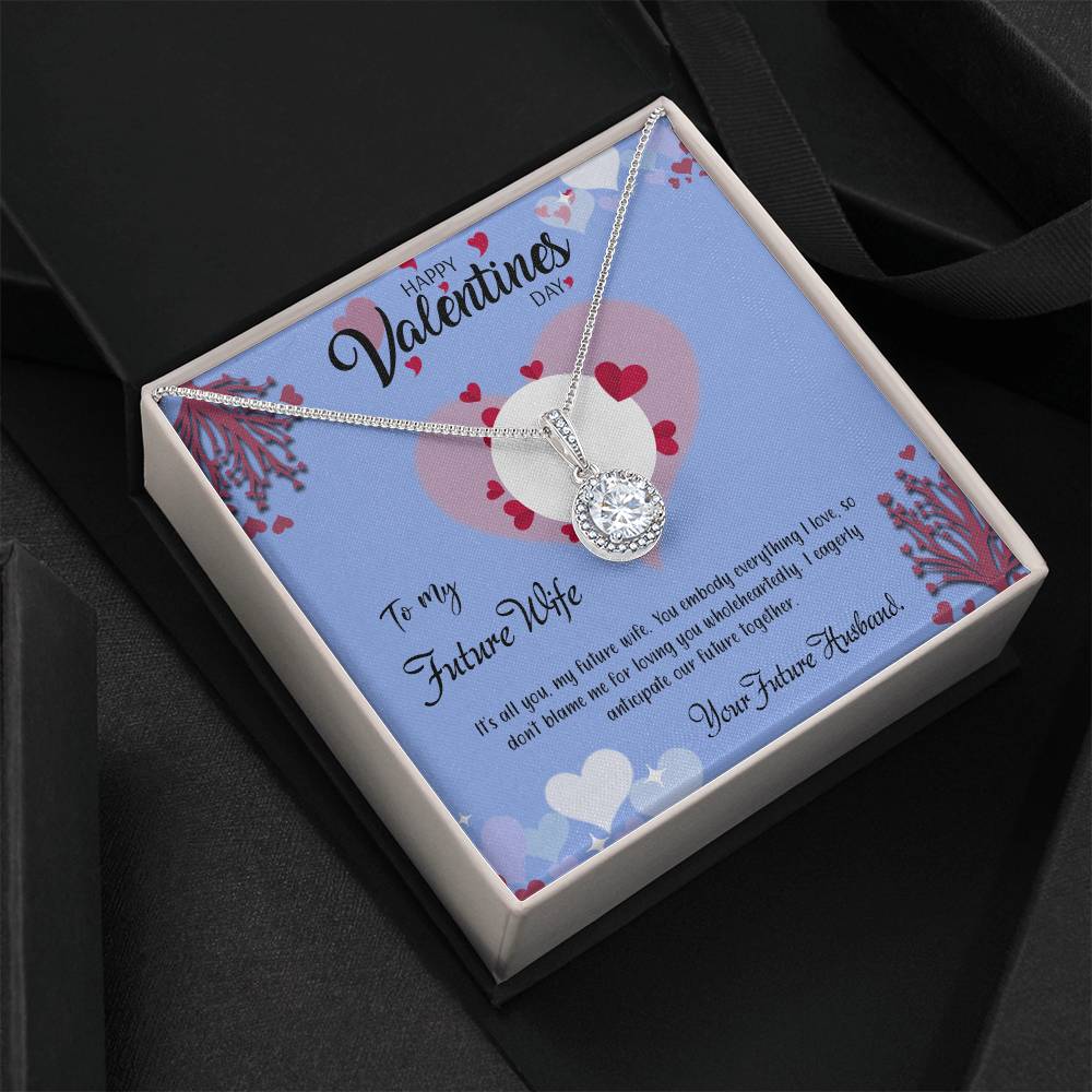 valentine-30d Eternal Hope Necklace, Gift to my Future Wife with Beautiful Message Card