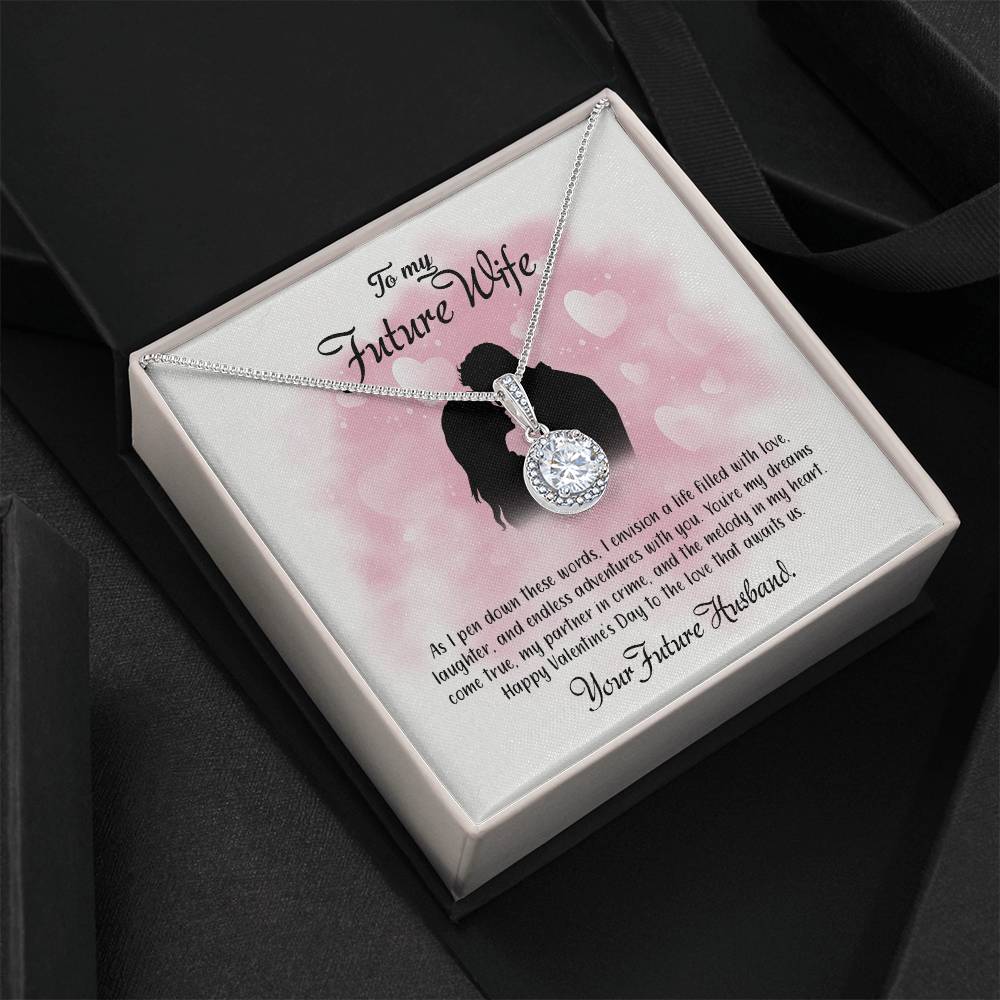 valentine-5d Eternal Hope Necklace, Gift to my Future Wife with Beautiful Message Card