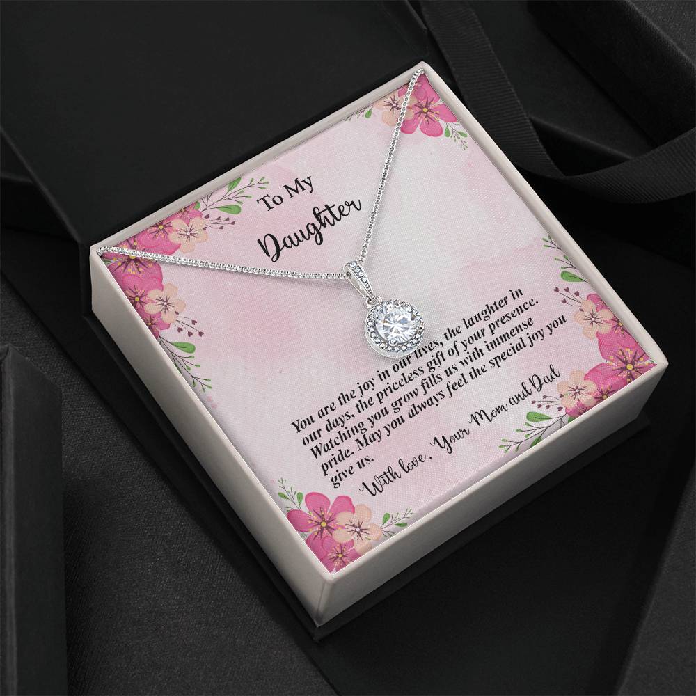 4035c Eternal Hope Necklace, Gift to my Daughter with Beautiful Message Card