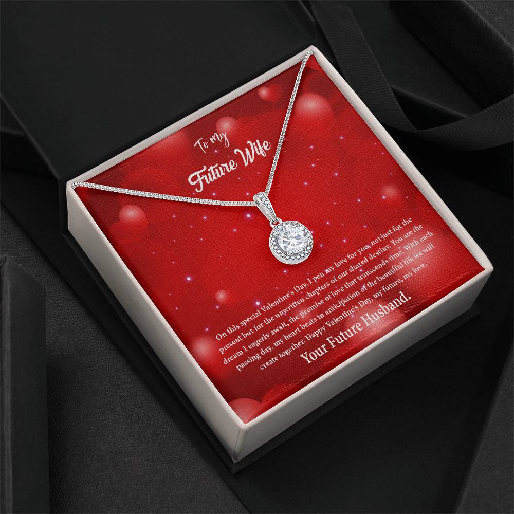 valentine-34d Eternal Hope Necklace, Gift to my Future Wife with Beautiful Message Card