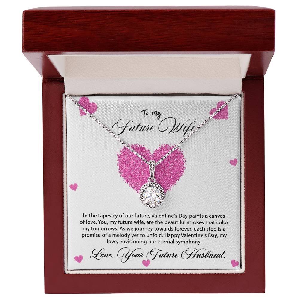 valentine-8d Eternal Hope Necklace, Gift to my Future Wife with Beautiful Message Card