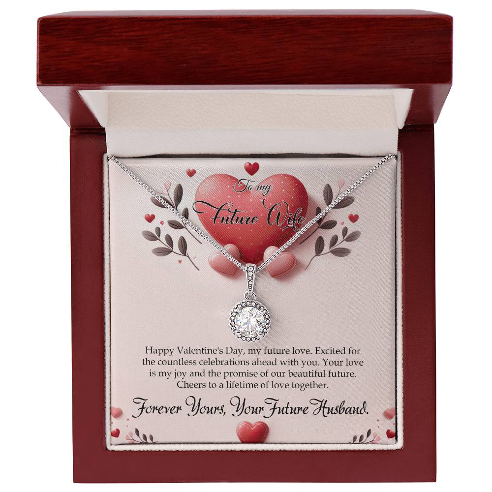 Valentine-st13d Eternal Hope Necklace, Gift to my Future Wife with Beautiful Message Card