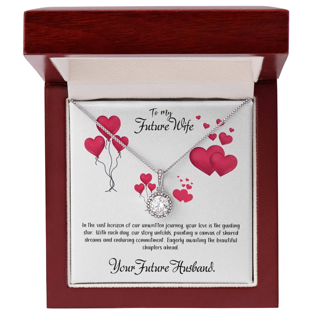 valentine-11d Eternal Hope Necklace, Gift to my Future Wife with Beautiful Message Card