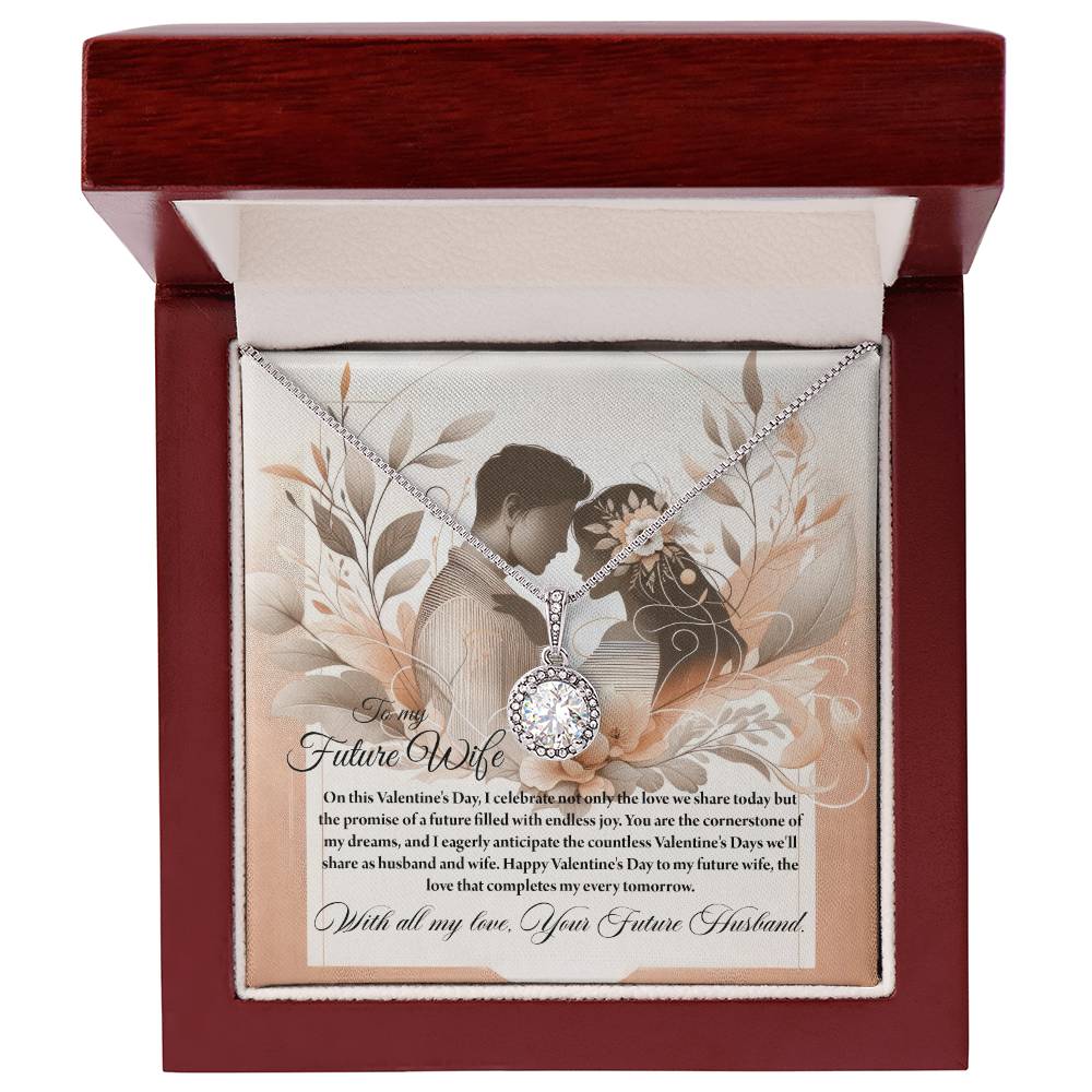 Valentine-st28d Eternal Hope Necklace, Gift to my Future Wife with Beautiful Message Card