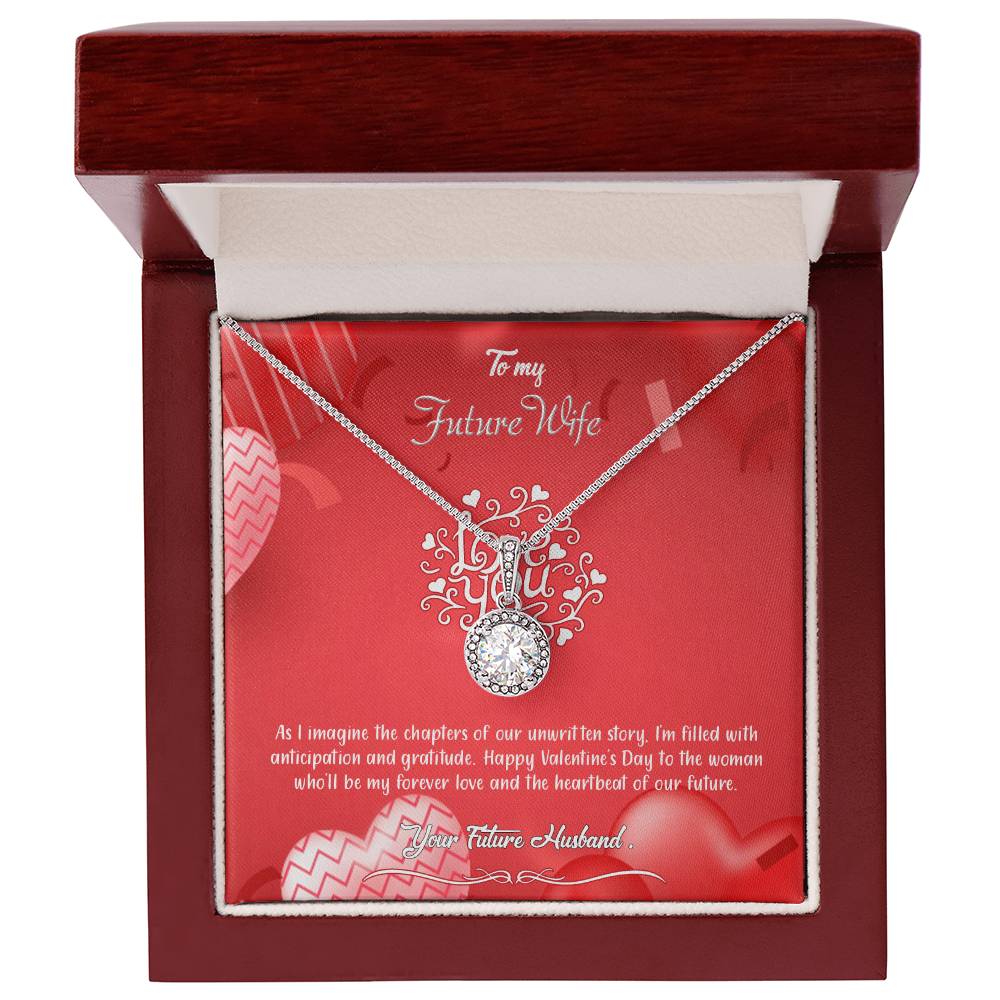 valentine-4d Eternal Hope Necklace, Gift to my Future Wife with Beautiful Message Card