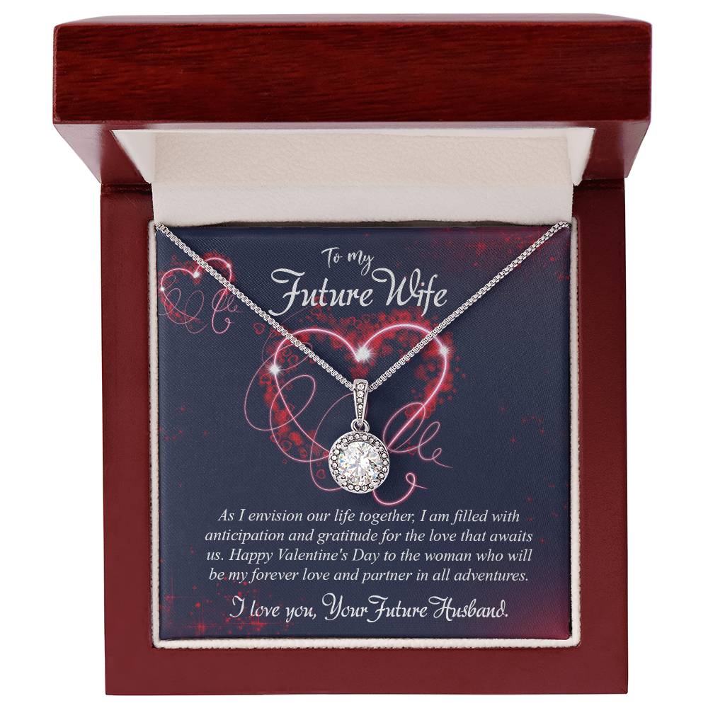 valentine-7d Eternal Hope Necklace, Gift to my Future Wife with Beautiful Message Card