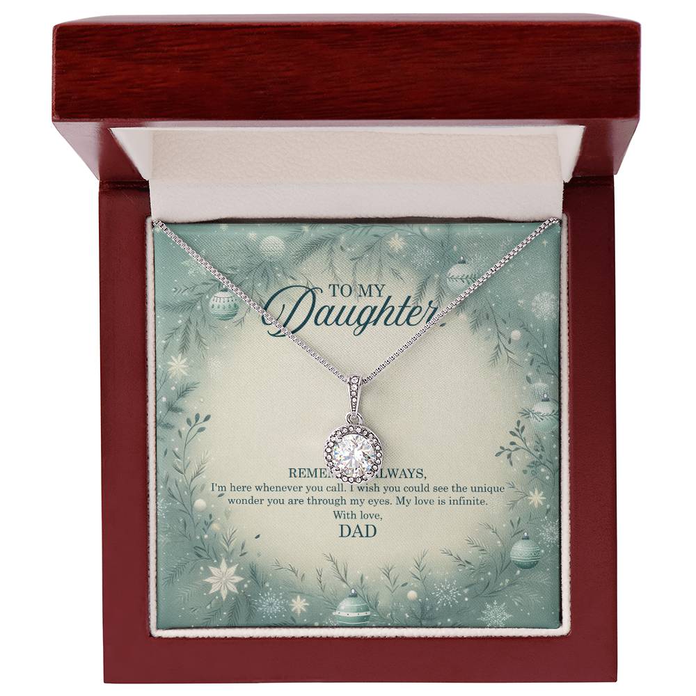 95320 a Eternal Hope Necklace, Gift to my Daughter with Beautiful Message Card