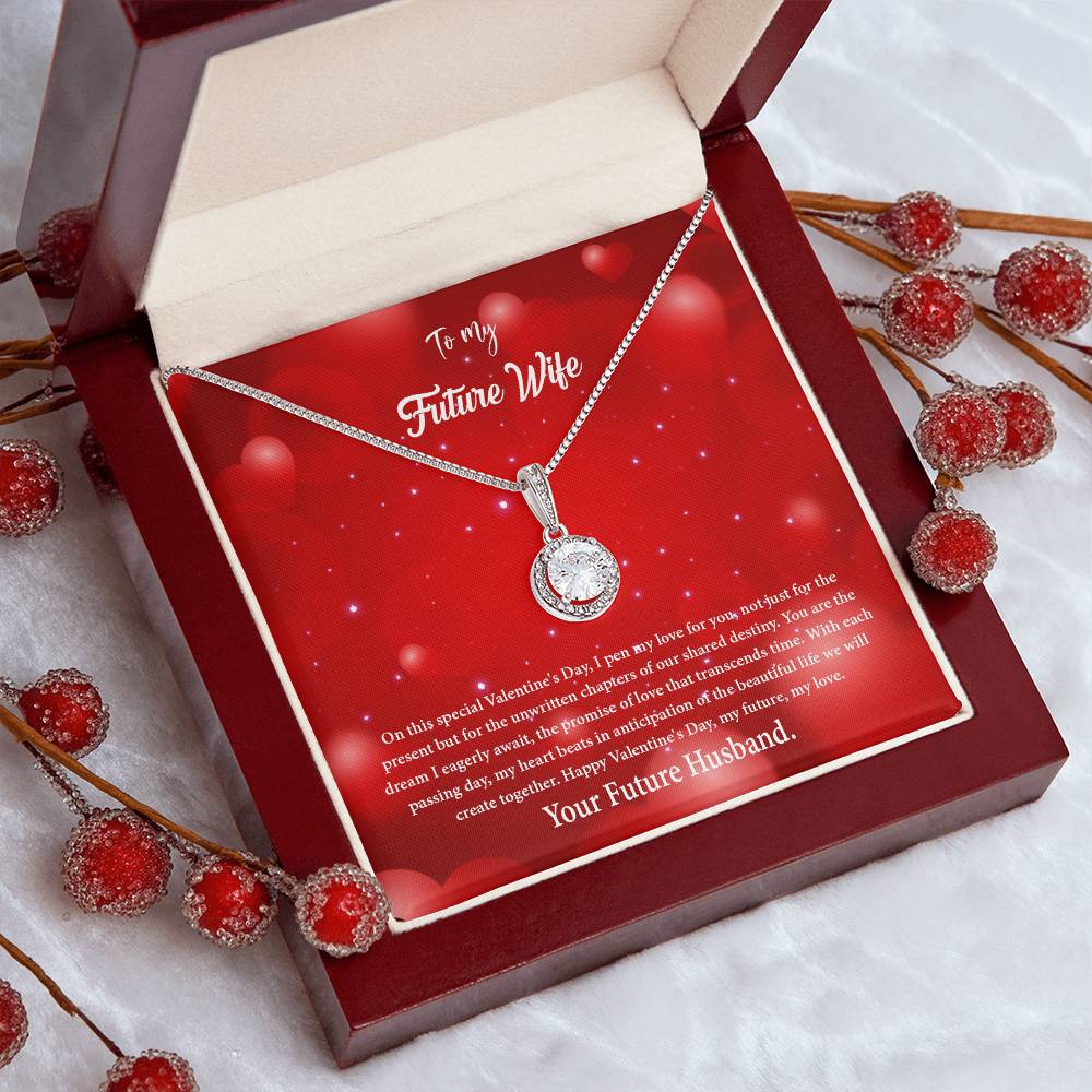 valentine-34d Eternal Hope Necklace, Gift to my Future Wife with Beautiful Message Card