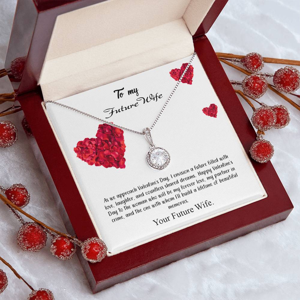 valentine-17d Eternal Hope Necklace, Gift to my Future Wife with Beautiful Message Card