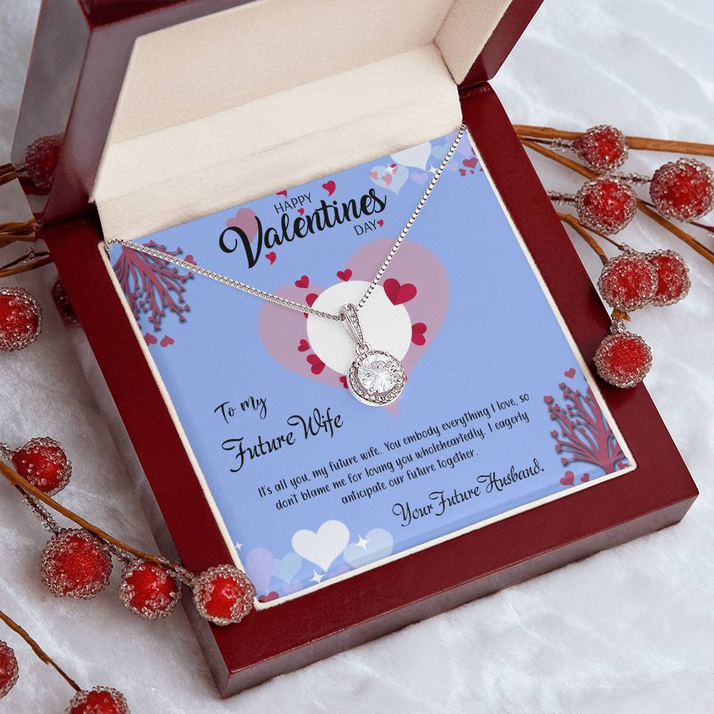valentine-30d Eternal Hope Necklace, Gift to my Future Wife with Beautiful Message Card