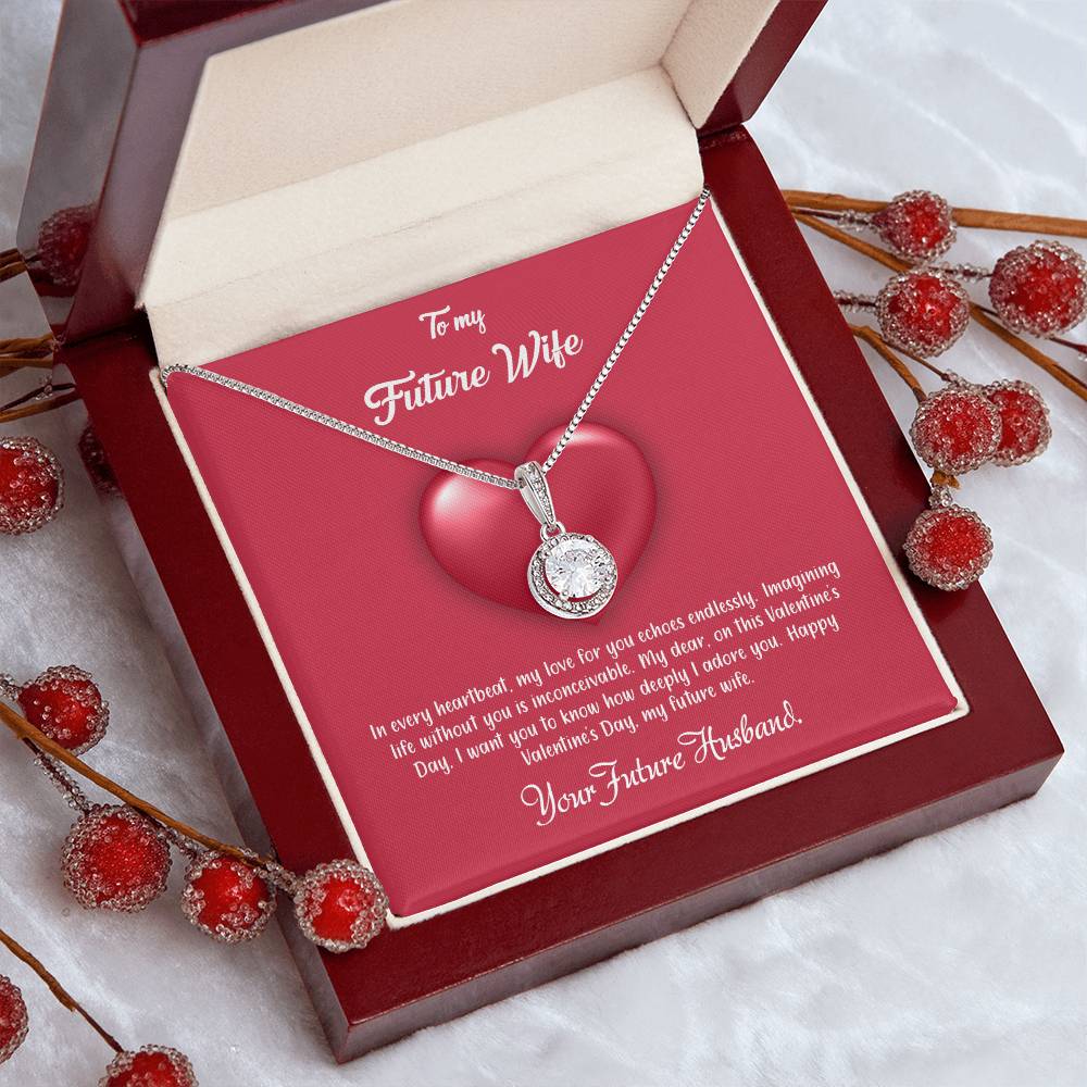 valentine-35d Eternal Hope Necklace, Gift to my Future Wife with Beautiful Message Card