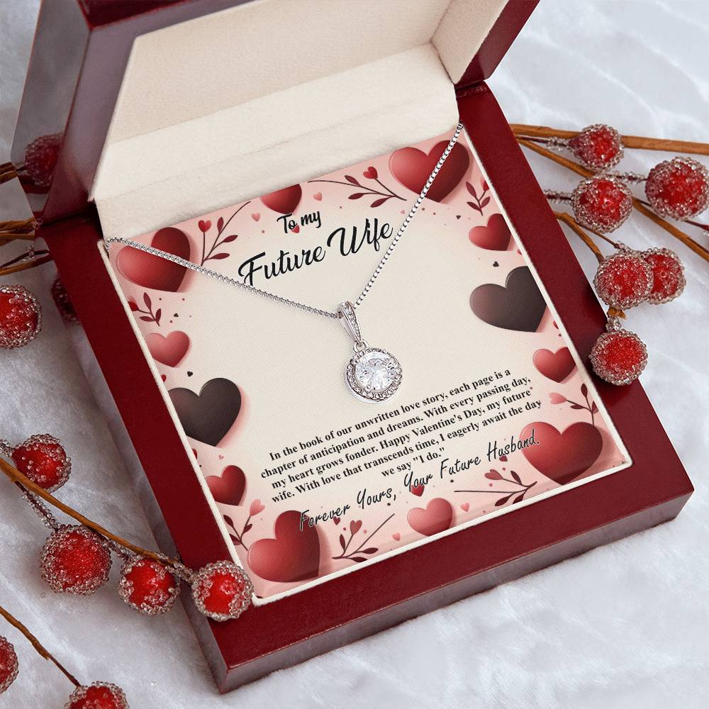 Valentine-st7d Eternal Hope Necklace, Gift to my Future Wife with Beautiful Message Card