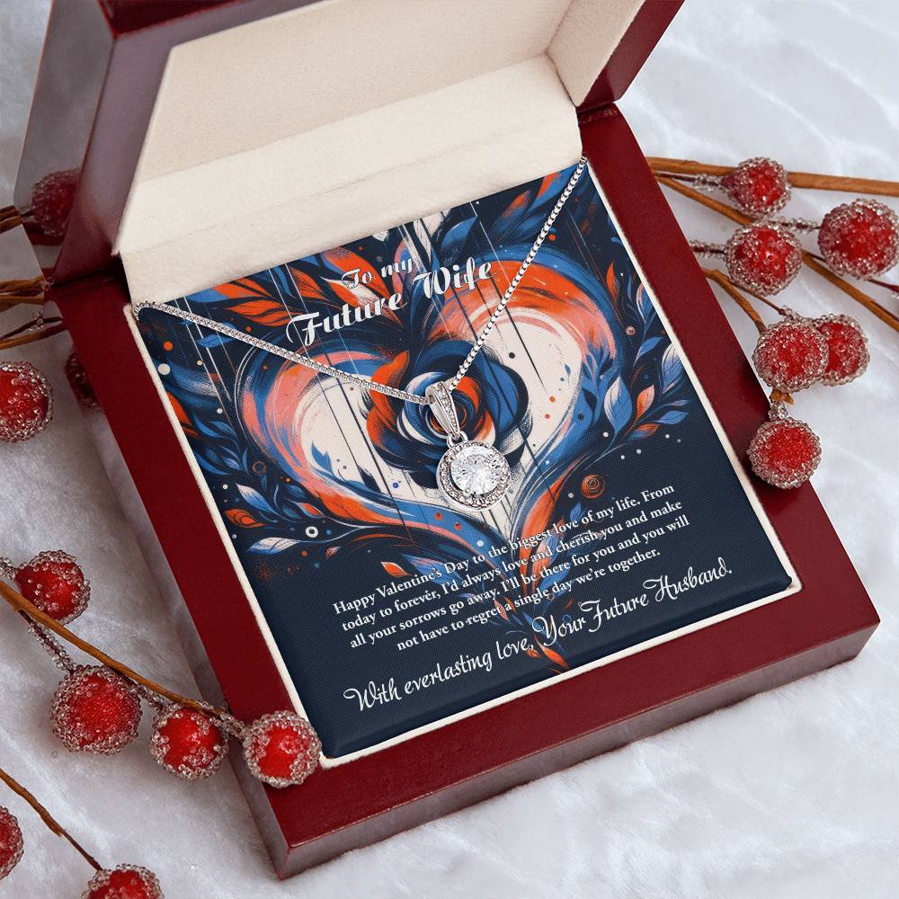 Valentine-st24d Eternal Hope Necklace, Gift to my Future Wife with Beautiful Message Card
