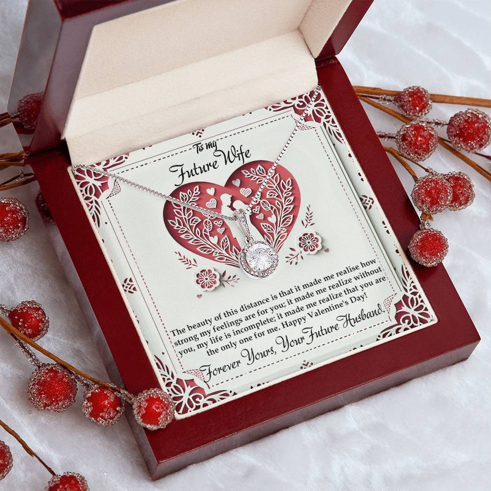 Valentine-st16d Eternal Hope Necklace, Gift to my Future Wife with Beautiful Message Card