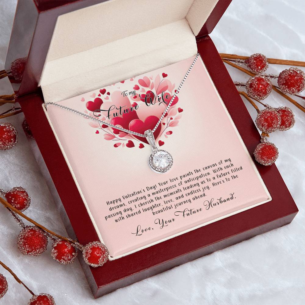 Valentine-st8d Eternal Hope Necklace, Gift to my Future Wife with Beautiful Message Card