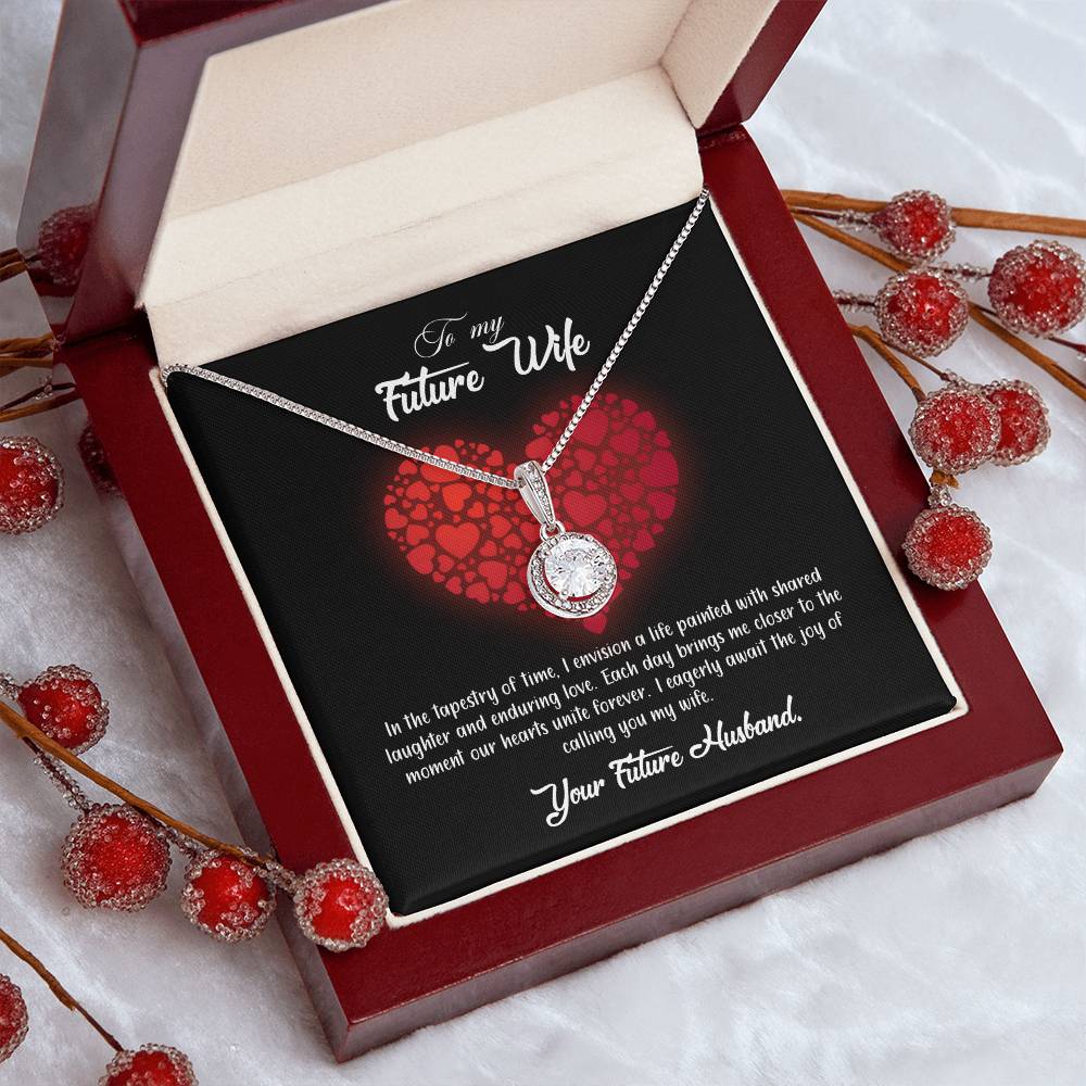 valentine-23d Eternal Hope Necklace, Gift to my Future Wife with Beautiful Message Card