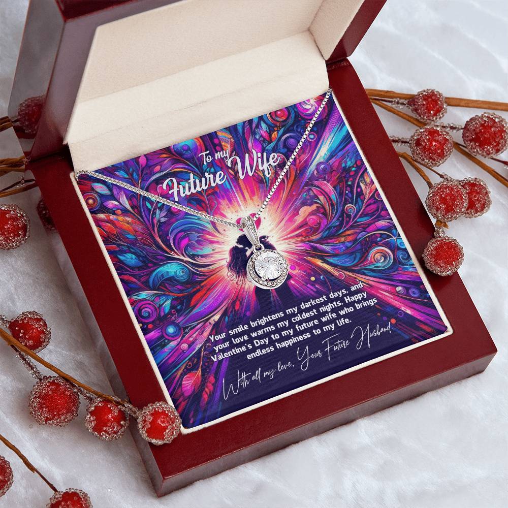 Valentine-st20d Eternal Hope Necklace, Gift to my Future Wife with Beautiful Message Card